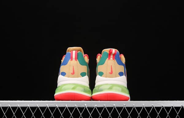 NIKE Air Max 270React new high-frequency mesh function half-palm air cushion cushioning running cloth shoes CQ4805-071 - Image 12