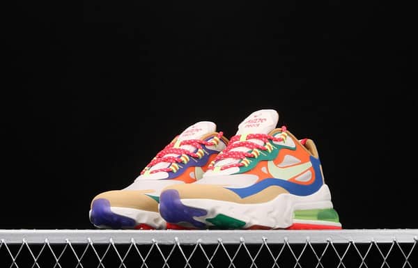 NIKE Air Max 270React new high-frequency mesh function half-palm air cushion cushioning running cloth shoes CQ4805-071 - Image 13