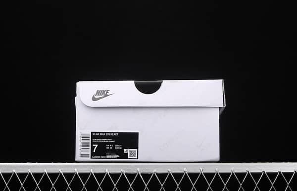 NIKE Air Max 270React new high-frequency mesh function half-palm air cushion running shoes CI3899-500 - Image 11