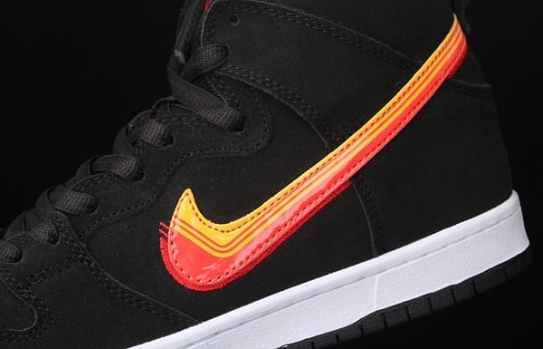 NIKE SB DUNK High road trip black orange yellow hook high top casual skateboard shoes BQ6826-003 - Image 8