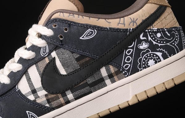 Travis Scott × SB DUNK joint name board shoes cashew fruit CT5053-001 - Image 9