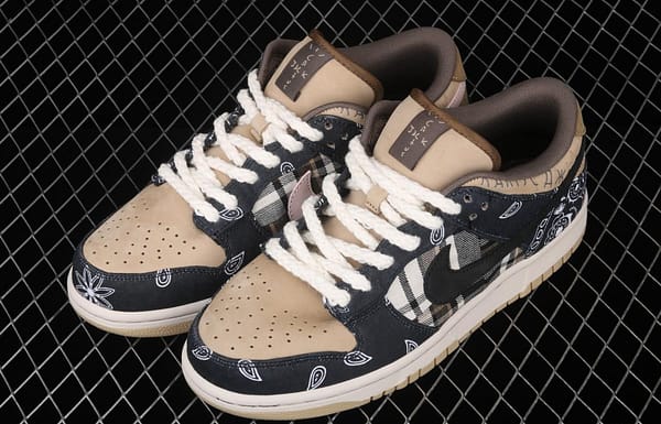Travis Scott × SB DUNK joint name board shoes cashew fruit CT5053-001 - Image 12