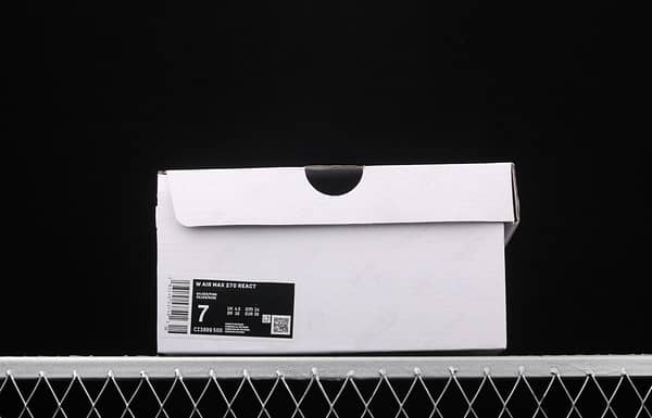 NIKE Air Max 270React new high-frequency mesh function half-palm air cushion running shoes CI3899-500 - Image 11