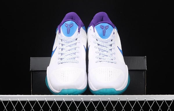 NIKE Zoom Kobe V Protro White and Blue Kobe Bryant 5 2020 replicates low-end sports basketball shoes CD4491-101, - Image 12