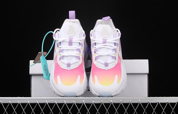 NIKE Air Max 270React new high-frequency mesh function half-palm air cushion cushioning running cloth shoes CU2995-911 - Image 12