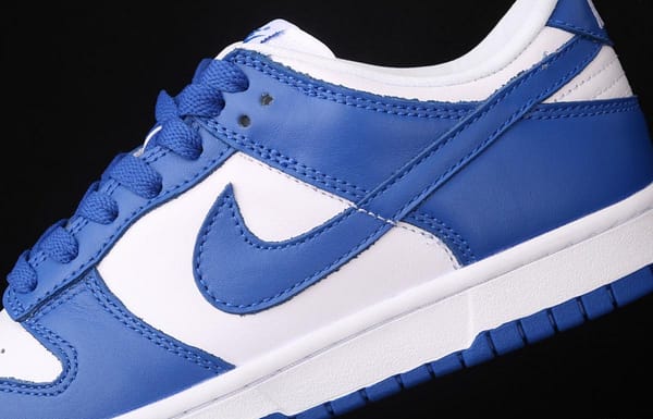 NIKE SB DUNK Low NCAA 35th Anniversary White Blue first year Color matching Skateboard shoes CU1726-100 - Image 6