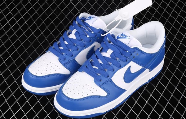 NIKE SB DUNK Low NCAA 35th Anniversary White Blue first year Color matching Skateboard shoes CU1726-100 - Image 9