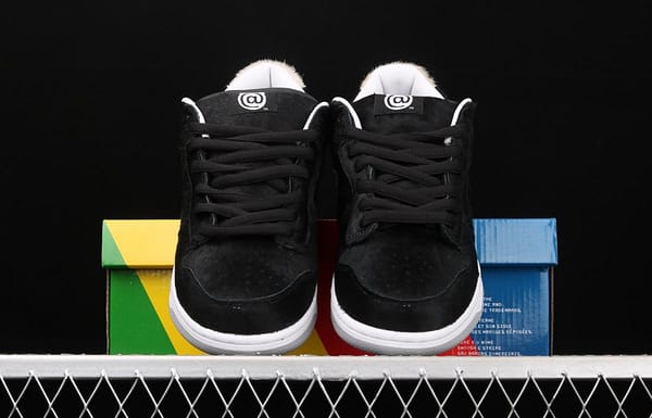 NIKE SB DUNK Low black horse hair joint name dunk series retro low-side leisure sports skateboard shoes CZ5127-001 - Image 11