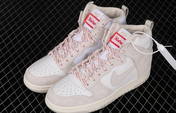 NIKE SB DUNK Hight Strawberry Cough Cream White High Top Leisure Sports Skateboard shoes CW3092-100 - Image 10