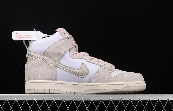 NIKE SB DUNK Hight Strawberry Cough Cream White High Top Leisure Sports Skateboard shoes CW3092-100 - Image 16