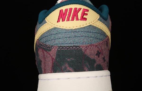NIKE SB DUNK Low Lemon Wash Slam Dunk Series low-top leisure sports skateboard shoes color tie-dye printing washing CZ9747-900 - Image 5