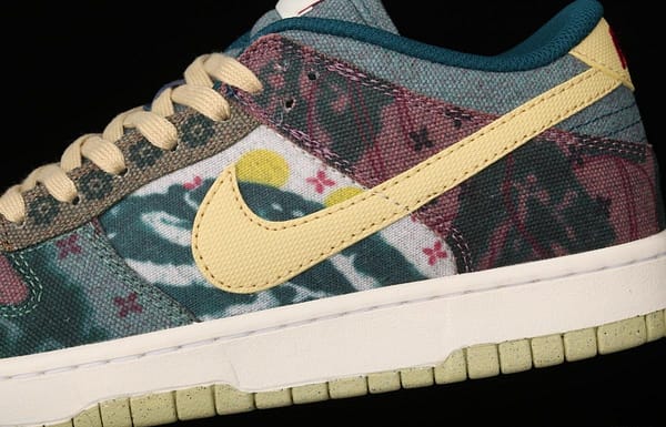 NIKE SB DUNK Low Lemon Wash Slam Dunk Series low-top leisure sports skateboard shoes color tie-dye printing washing CZ9747-900 - Image 6