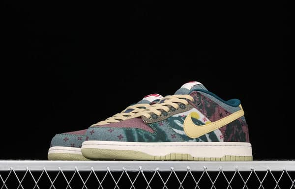 NIKE SB DUNK Low Lemon Wash Slam Dunk Series low-top leisure sports skateboard shoes color tie-dye printing washing CZ9747-900 - Image 13