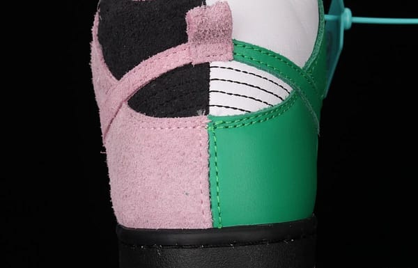 NIKE SB DUNK High reverses black powder Celtic skateboard shoes CU7349-001 - Image 7