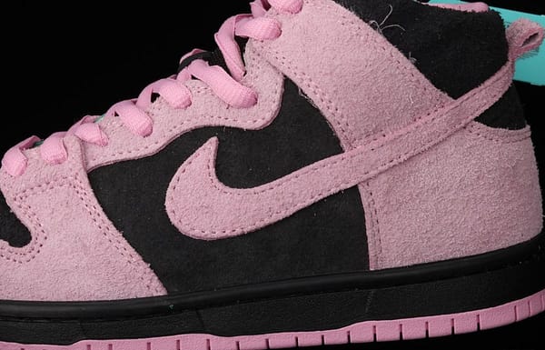 NIKE SB DUNK High reverses black powder Celtic skateboard shoes CU7349-001 - Image 8