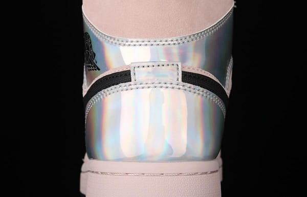 Air Jordan 1 Mid GS laser powder Zhongbang basketball shoes BQ6472-602 - Image 6