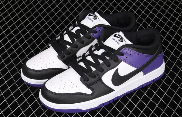 NIKE SB DUNK Low Court Purple black and purple North Carolina low-top leisure sports skateboard shoes BQ6817-500 - Image 11