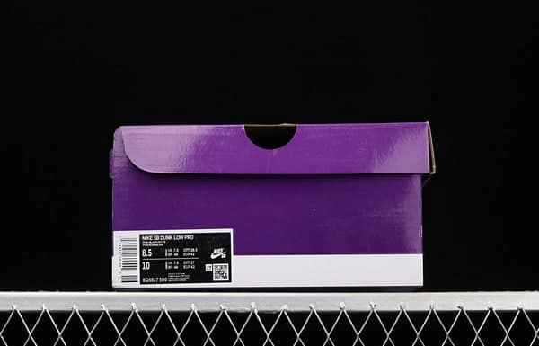 NIKE SB DUNK Low Court Purple black and purple North Carolina low-top leisure sports skateboard shoes BQ6817-500 - Image 12