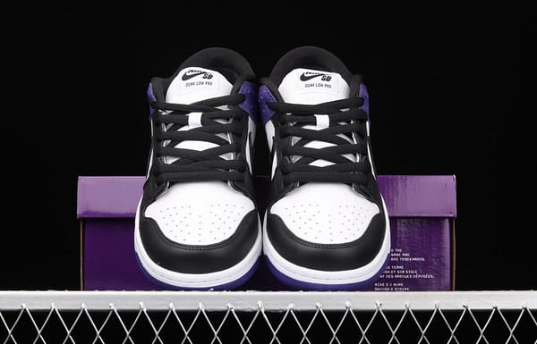 NIKE SB DUNK Low Court Purple black and purple North Carolina low-top leisure sports skateboard shoes BQ6817-500 - Image 13