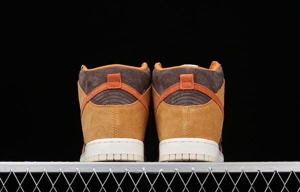 NIKE SB DUNK Hight Dark Russet dirty orange high-top leisure sports skateboard shoes DD1401-200 - Image 13