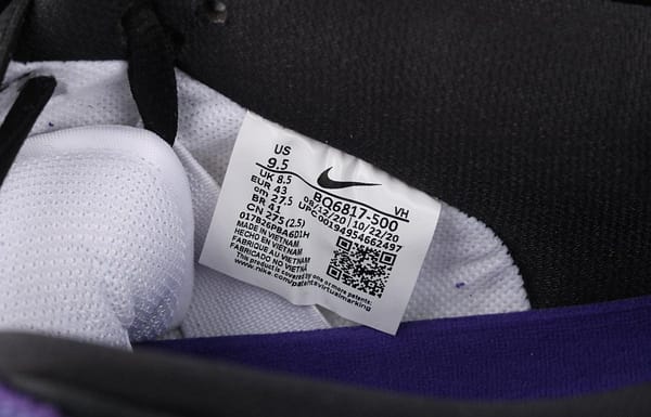 NIKE SB DUNK Low Court Purple black and purple North Carolina low-top leisure sports skateboard shoes BQ6817-500 - Image 5