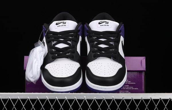 NIKE SB DUNK Low Court Purple black and purple North Carolina low-top leisure sports skateboard shoes BQ6817-500 - Image 13