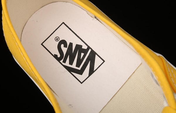 Vans Authentic 44 DX yellow canvas surfing printed Anaheim vintage board shoes VN0A54F241Q - Image 3