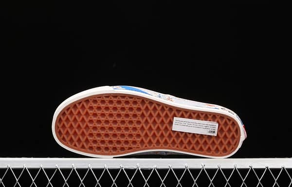 Vans Authentic 44 DX yellow canvas surfing printed Anaheim vintage board shoes VN0A54F241Q - Image 13