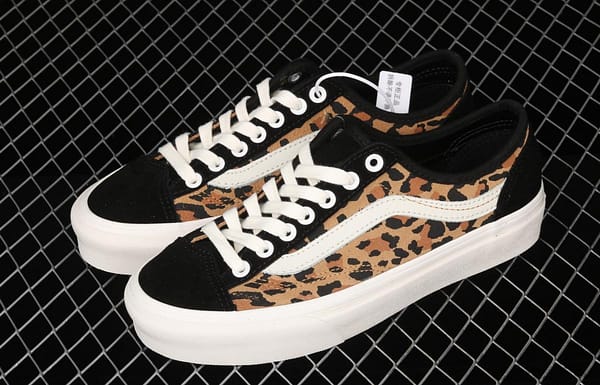 Vans Style 36 Decon Sf Vance leopard print spliced fur retro low upper shoes VN0A3MVL4Y5 - Image 8