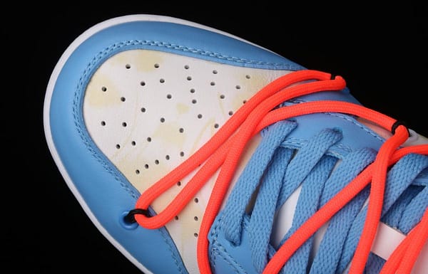 OFF-White x Futura x DUNK OW Coast joint model North Carolina blue color retro skateboard shoes DD0856-403 - Image 9