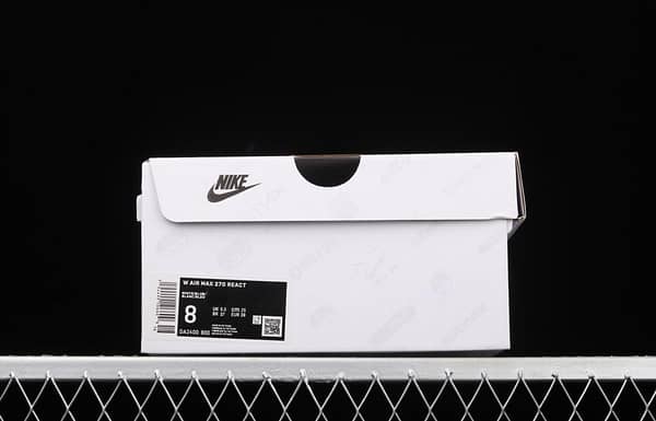 NIKE Air Max 270React new high-frequency mesh hollowing out function half-palm air cushion running shoes DA2400-800 - Image 11