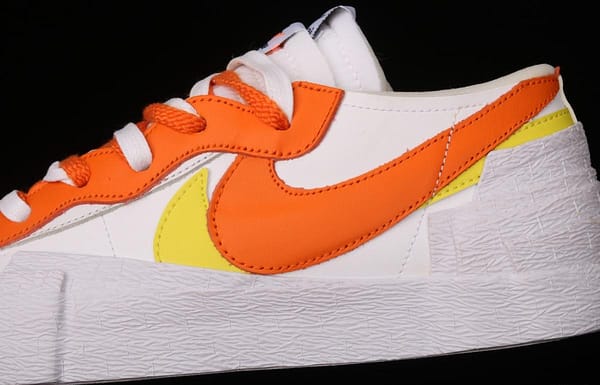 Sacai x NIKE Blazer Low co-signed Trail Blazers low-top casual board shoes DD1877-100 - Image 5