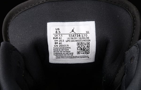 Air Jordan 1 Mid White and Yellow Zhongbang Basketball shoes 554724-170 - Image 5