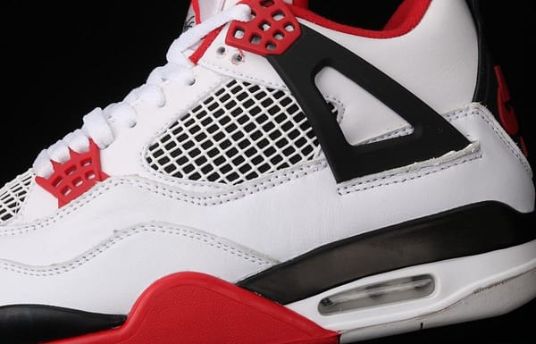 Air Jordan 4 Fire Red White and Red Flame Red Basketball shoes DC7770-160 - Image 7