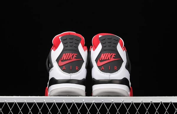 Air Jordan 4 Fire Red White and Red Flame Red Basketball shoes DC7770-160 - Image 13