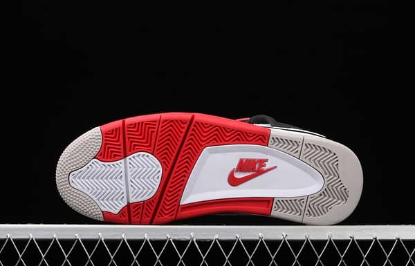 Air Jordan 4 Fire Red White and Red Flame Red Basketball shoes DC7770-160 - Image 15