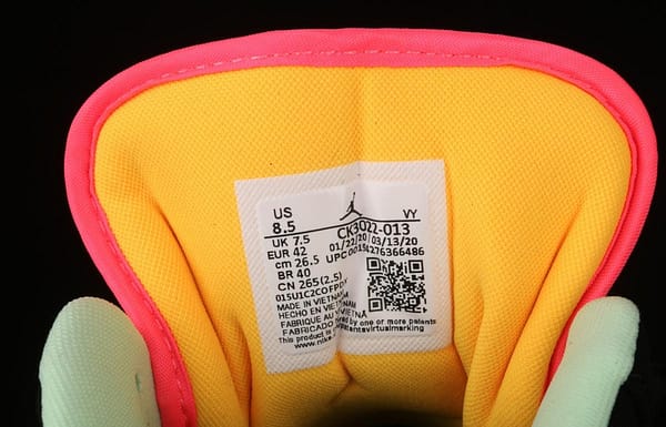 Air Jordan 1 Low Black Blue Yellow Tiffany CK3022-013 - Image 5