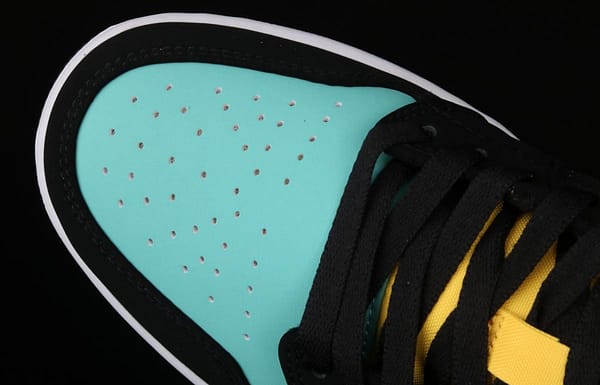 Air Jordan 1 Low Black Blue Yellow Tiffany CK3022-013 - Image 9