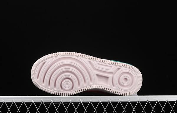 NIKE Air Force 1 ShAdidasow blue, pink and green light weight heightened low-top white board shoes CI0919-400 - Image 12