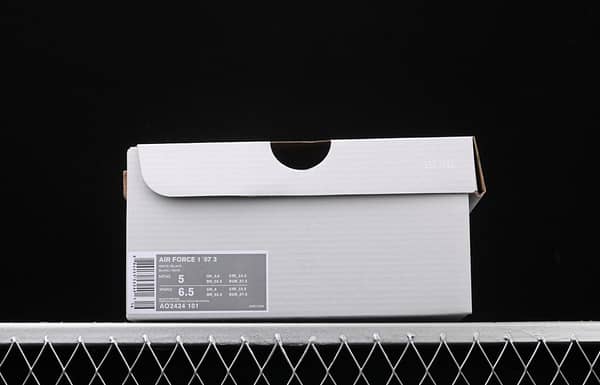 NIKE Air Force 11607 Mid medium top casual board shoes AO2424-101, - Image 8