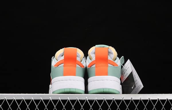 NIKE DUNK Low Disrupt White/Sand/Ghost/Sail lightweight dunk destruction series deconstructed wind low side casual skateboard shoes DJ3077-001 - Image 13