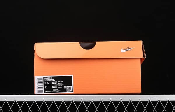 NIKE Blazer Mid '1977 Trail Blazers High-top Leisure Sports Board shoes CJ9693-001 - Image 9