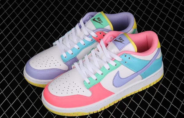 NIKE SB DUNK Low SE Candy egg / candy mandarin duck dunk series low side leisure sports skateboard shoes DD1872-100 - Image 10
