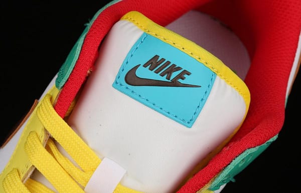 NIKE DUNK Low Free 99 white colorful mandarin duck dunk series low side leisure sports skateboard shoes DH0952-100 - Image 8