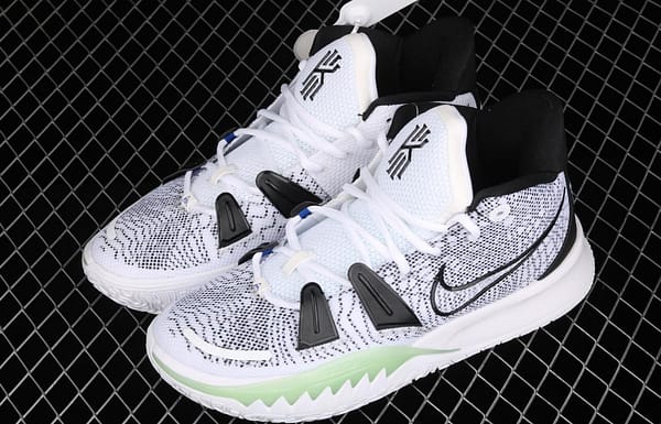 NIKE Kyrie 7 HIP-POP Owen 7th generation hip hop theme luminous white and green CQ9327-100 - Image 10