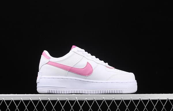 NIKE Air Force 1 ShAdidasow light weight heightened low-top 100-top board shoes CI0919-102 - Image 13