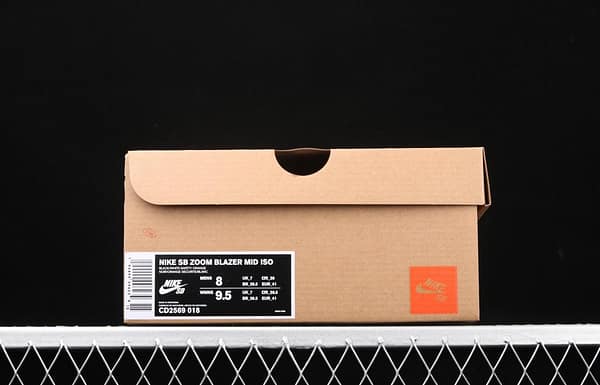 NIKE SB Zoom Blazer Mid ISO Trail Blazers high-top casual board shoes CD2569-018 - Image 9