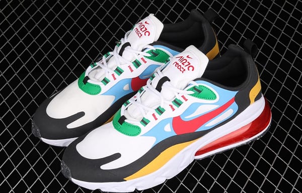 NIKE Air Max 270React new high-frequency mesh hollowing out function half-palm air cushion running shoes DA2610-161, - Image 10