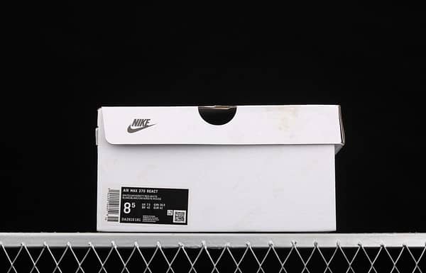 NIKE Air Max 270React new high-frequency mesh hollowing out function half-palm air cushion running shoes DA2610-161, - Image 11