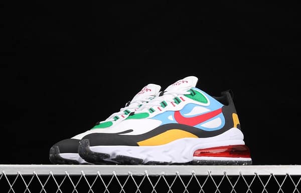NIKE Air Max 270React new high-frequency mesh hollowing out function half-palm air cushion running shoes DA2610-161, - Image 14